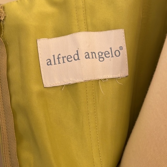 033: ALFRED ANGELO formal rouched mini dress in size S - Picture 9 of 9